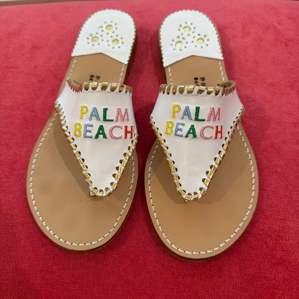 Palm Beach Monogram Sandals - Picture 6 of 11